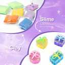 Nano Tape Bubble Kit for Kids, Squishy Maker Making Kit, Birthday Gifts for 4 5 6 7 8 9 Year Old Girls Girl, Kids Toys for Girls 4-6 6-8 8-10 10-12, Arts and Crafts for Kids Ages 4-8