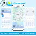 Sainlogic SA9 Plus Smart WiFi Weather Stations Mothers Day Gifts Wireless Sensor 24/7 Weather Forecast by Weatherseed AI, Wind Speed, Rain Gauge, UV, Alerts & 2-Year Data Export