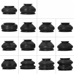 14Pcs Universal Turn To Rod Arm Ball Joint Head Dust Protection Rubber Cover Track For Car Suspension Steering Parts Accessories