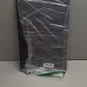 2Pack Black Magnetic Board,17.5" x 11.4" Magnet Bulletin Board to Display Magnetic Notes, Poetry, Photos, Suitable for Wall, Refrigerator, Cabinet etc, Come with 8 Pcs Dual Lock Tape and Screws