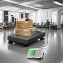 660 lbs Industrial Digital Platform Scale 15.7"x19.6" Dual Display