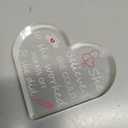 Nurse Gifts for Women – Heart-Shaped Acrylic Paperweight Desk Decor, RN Graduation, Nurses Week, Birthday & Nurse’s Day, 3.9"Small
