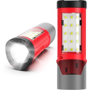 ohyes Magnetic Work Light Fit for Milwaukee 12V Battery Max 650LM 2 in 1 Flash Light for Camping Jobsite & Workshop(Battery not Included)