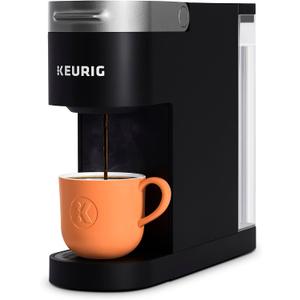 Keurig K-Slim Single Serve K-Cup Pod Coffee Maker, Multistream Technology, 3 Brew Sizes, Slim and Sleek Design, 46oz Removable Reservoir, Black