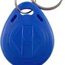 2 x 125Khz RFID Proximity ID Card fob Token Tags Key Fobs Keychains RFID Proximity Card Key RFID Access Control Keyfobs fob for Door Electric Lock System (Blue, 100 PCS) (ID Card) Cards