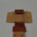 Leather Watch Pouch - Portable Travel Pouch with Suede Lining and Leather Inserts, Single Watch Case for Lovers Gift (Brown)