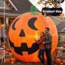 Ycolnaefllr 10FT Giant Halloween Inflatable Pumpkin with Rotating Lights