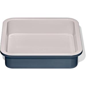 OXO Good Grips Non-Stick Pro Ceramic Coated Metal Bakeware 9 Square Cake Pan  Storm Blue