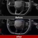 Youtaiche Car ABS Carbon Fiber Trim Decal Sticker Interior Trim Cover Accessories for 2024 2025 2026 Ford Mustang