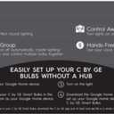 9.5W (60W Replacement) C by GE C-Life Soft White Smart Bulbs (5 LED A19 Light Bulbs)