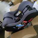Clek Fllo Convertible Car Seat - Compact Design for 3-Across Seating, Extended Rear-Facing with Anti-Rebound Bar and Flame Retardant-Free (Edge Ziip)