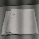 ALYVIA SPRING Extra Long Fabric Shower Curtain Liner Waterproof - 72" x 84", Soft & Lightweight XL Shower Curtain with Magnets, Machine Washable - 72x84, White