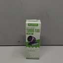 Portable Handheld Turbo Fan, 5 Gear Wind, Battery Operated, Up to 12 Working Hours, 3 IN 1 Hand Fans with Air Turbo Tech Cooling Fan for Outdoor Activities, Travel, Beach (Black)