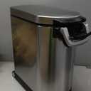 simplehuman 30 Liter, 32 lb / 14.5 kg Large Pet Food Storage Container for Dog Food, Cat Food, and Bird Feed, Brushed Stainless Steel