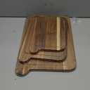 Non Toxic Cutting Boards - Cutting Board Set Free of Mineral Oil, Made of FSC Acacia Wood - Cutting Boards for Kitchen - Includes 3 Chopping Boards. By Ziruma