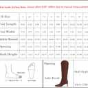 Women Knee High Boots Pointed Toe Kitten Heel Tall Boots for Women Side Zipper Fall Knee High Boots (7.5)
