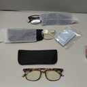 Progressive Multifocal Anti Blue Light Reading Glasses for Women and Men Fashion Eyeglasses Frame