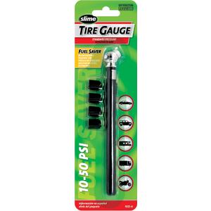 Slime 1023-A Pencil Tire Gauge, 10-50 PSI