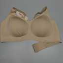 OEAK Womens Wireless Bras Comfortable Push Up Bra No Underwire Bra Full Support Lift Bralette Everyday Seamless Tshirt Bras XL