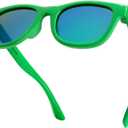 BABY SUNNIES Polarized Toddler Sunglasses Boys & Girls - Unbreakable, For Kids - UV Protection (Neon Green)