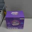 Mgaolo Upgraded Mini Karaoke Machine Toy for Kids, Portable Bluetooth Speaker with 2 Wireless Mics, Emoji & Colorful LED Lights, Home Travel & Party Play Gifts for Boys Girls (Purple)