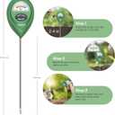 2 x apine Soil Moisture Meter,Plants Moisture Meter,Plant Water Meter for Indoor/Outdoor Plants,Hydrometer for PlantsGreen