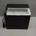 Ice Makers Countertop, 9 Ice Cubes in 6 Mins Portable Ice Maker, 2 Sizes of Bullet Ice (S/L) Small Ice Machine for Home Kitchen Camping (Black)