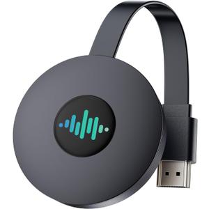 5G Miracast Dongle, 4K HDMI Display Dongle Adapter, Screen Mirroring Adapter for i-Pad, i-Phone, Android, Tablet, Laptop, Window to HDTV/Monitor/Projector, Compatible DLNA,Miracast, AirPlay