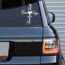 Faith Family Love Hope Heart Cross Decal  Indoor and Outdoor use | White Vinyl Sticker | Waterbottles Truck Window Laptop| Easy Use for Car, Van & Bike | White | 5.9" x 4.9"