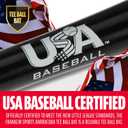 Franklin Sports Teeball Bat - Barracuda Metal Teeball Bat (-11) - USA Baseball Approved - 2 5/8" Barrel - 24 in./13 oz.