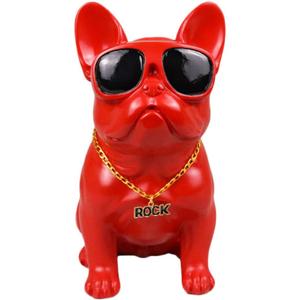 Statues Sculptures Bulldog Statue Art Sculpture Resin Crafts Home Decorations