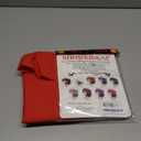 4 Pack Shower Cap Extra Large Premium 16.5 inch Super Jumbo Size Reusable Bath Hair Cover for Protecting Dreadlocks Braids (Red)