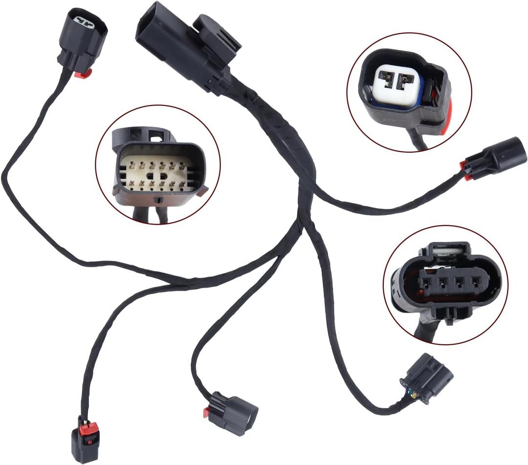 28329581 Fuel Injection Ignition Harness Compatible with GM Left Hand Fuel Rail 5.3L 6.2L V8, Replaces 28329581, 28388775, 12685360, 12687244