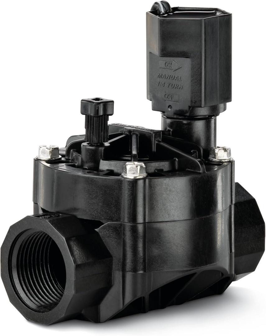 Rain Bird HV100FF High Value in-Line Valve 1" Female Threaded Inlet and Outlet, Compact Design for Tight Installations