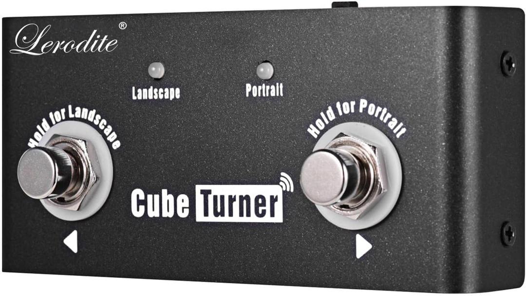 Page Pedal Turner, External Pedal Controller,Music Score Control the Turning Function Page Up Page Down for Guitar Effect Pedal,Tablet,Mobile Phone