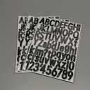Alphabet Stickers - 10 Sheets Mailbox Numbers, 810 Pcs 1 Inch Vinyl Letters, Black Decals for Mailbox, Sign, DIY Crafts, Door, Window, Cars, Home 3 Pack
