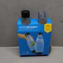 sodastream 1L Twin Pack Dishwasher Safe Slim Bottle (Black)