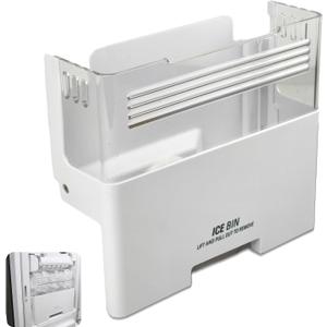 AKC72949319 Ice Bucket Assembly Compatible with LG LFX21976ST LFX25974ST LFX28968ST LFX28979ST Refrigerator Ice Maker Tray, Replaces AKC72949314 AP5677094 2660342 Ice Container