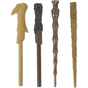 Harry Potter Wizarding World Wand Pens Set of 4 - Voldemort, Hermione, Dumbledore Wands