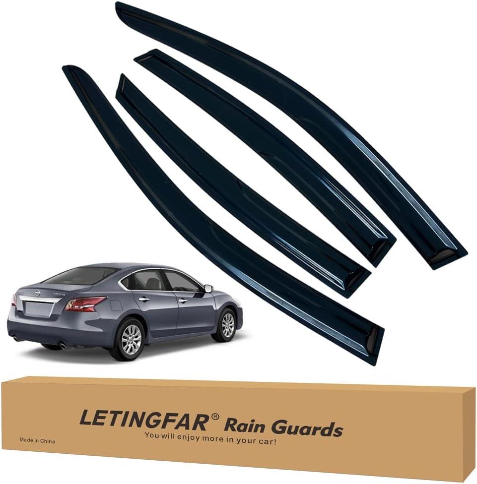 Window Visors Rain Guards for Nissan Altima 2013 2014 2015 2016 2017 2018 Accessories, Wind Deflectors Vent Shades for Nissan Altima