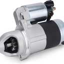 19090N Starter Motor Compatible with Hyundai Sonata 2009-2014, Santa Fe 2010-2012; Kia Sorento 2011-2014, Optima 2012-2014, 2.4L L4, Replace # 361002G100, FS14N1, SVA0019, 41012398, 41012399, 41012473