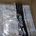 WITSHOCK 9x12 Area Rugs for Living Room: Machine Washable - Non Slip Modern Abstract Rug for Bedroom Dining Room - Stain Resistant for Household - Pet Owners (Light Blue)