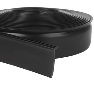 R854056 RV Slide Out Wiper Seal 1-1/2" Black Rubber Slideout Replacement Weather Stripping(Clip on) 25 ft