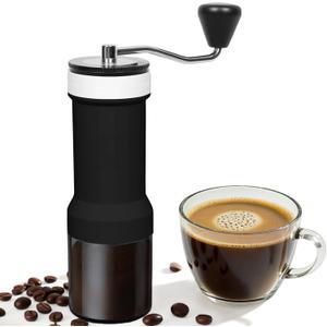 Mini Manual Coffee Grinder  40 Adjustable Settings, Portable Hand Crank Mill with 30g Capacity, Conical Burr for Espresso, Pour Over, French Press | Perfect for Travel, Camping & Office