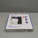 Etekcity Bathroom Scale for Body Weight, Highly Accurate Digital Electronic Weighing Machine for People, LCD Display, Large Size, 6mm Tempered Glass for Safe Home Use, Batteries Included, 400 lbs (Black)