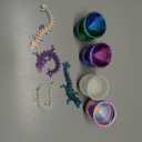 AUMEILLER 4PCS 3D Printed Dragon,Dragon Egg Fidget Toy,Christmas Stocking Stuffers for Kids