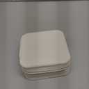 VOMNA Mini Jewelry Travel Case,Small Jewelry Box,Traveling Jewelry Organizer,Portable Jewellery Storage Holder for Rings Earrings Necklace Bracelet Bangle Organizer Boxes for Girls Women(PU-White) (J1 - 1 Pack - White)