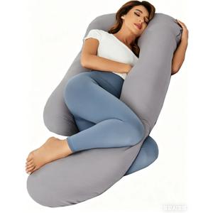 Pregnancy Pillow for Sleeping, New G-Shaped Maternity Pillow with Microfiber Removable Cover, Support Back, Hips, Legs, Belly for Pregnant Women Sleeping, 57x 31 Inch