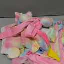 American 18 inch Doll Clothes and Sleeping Bag Set - Rainbow Unicorn Doll Costume with Unicorn Style Sleeping Bag, Pillow, Eye Mask Slumber Party Accessories Fits 18 Inch (NO Dolls)