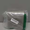 ZeeMart Linen Checked Throw Pillow Covers Set of 2, 16x16 Inch Olive/Cream, Farmhouse Decorative Single Sided Grid Embroidered Couch Pillow Cases Green Cotton Linen Cushion Covers